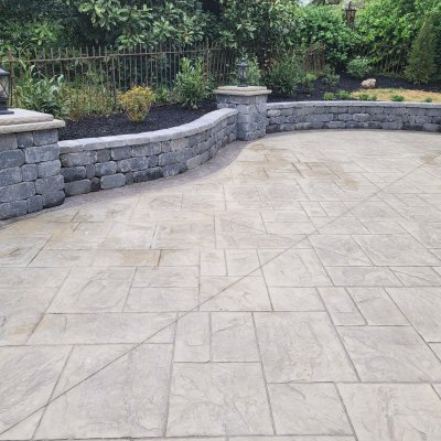 Stamped concrete